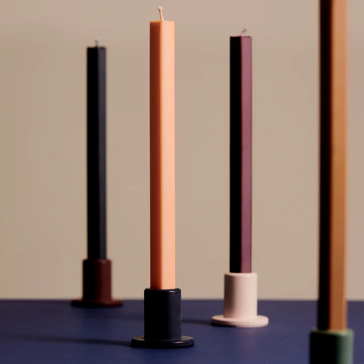 Square Staafkaarsen H 24 cm vanaf HAY