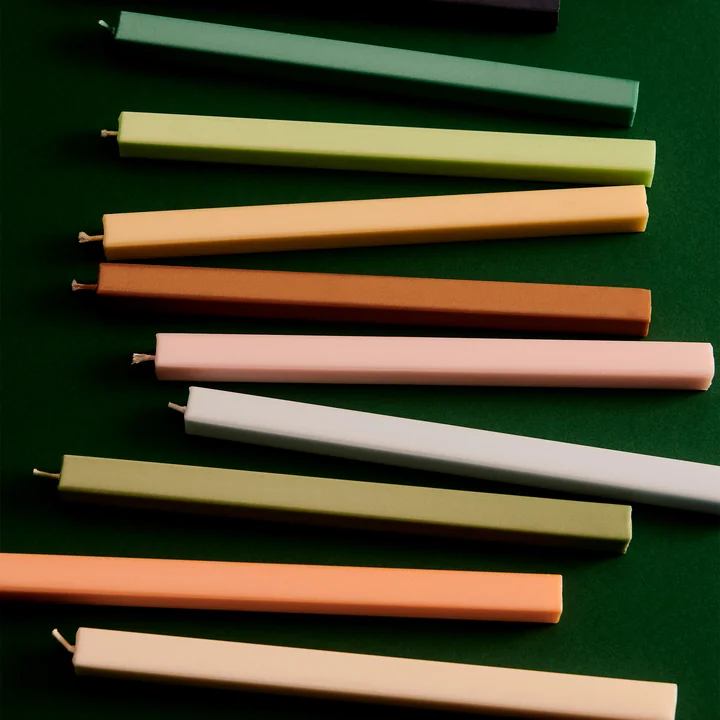 Square Staafkaarsen H 24 cm vanaf HAY