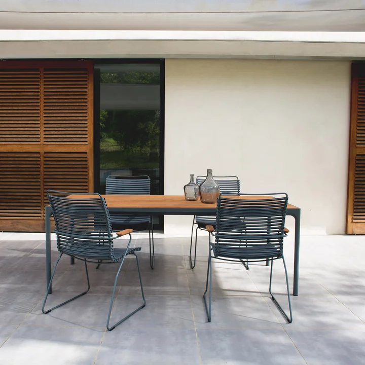 HOUE - CLICK Eetkamerstoel voor buiten met hoge rugleuning