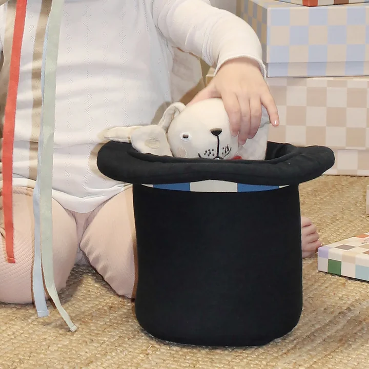 OYOY Mini - Toverhoed en konijn, zwart/wit