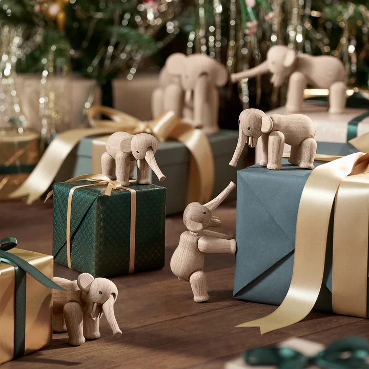 Houten olifant van Kay Bojesen