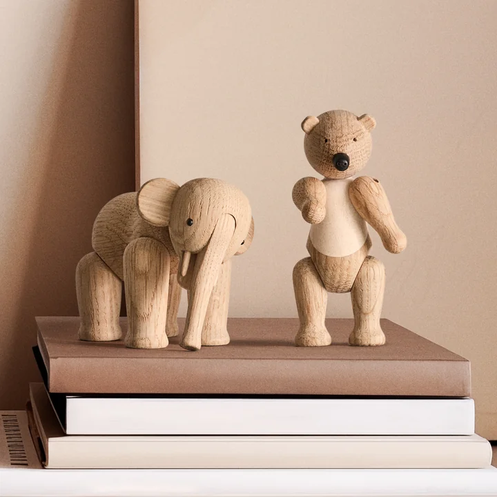 Houten olifant van Kay Bojesen