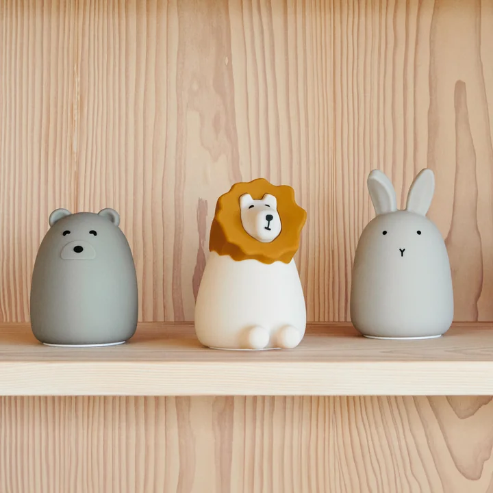 LIEWOOD - Winston nachtlampje, Meneer Beer en Konijn