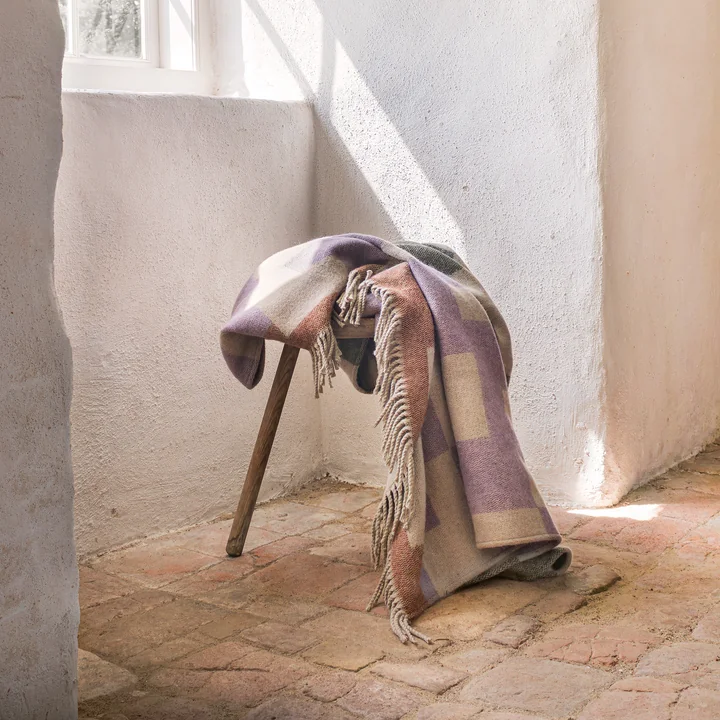 Doolhof wollen deken van Mette Ditmer