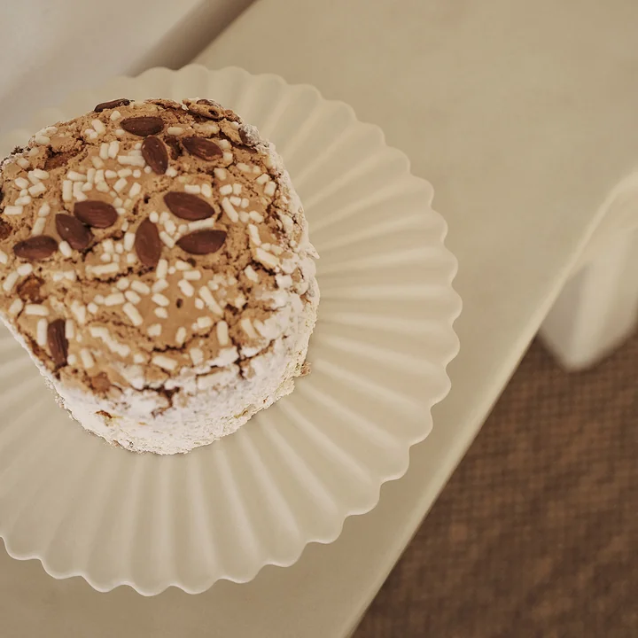 Fountain gebaksbord, gebroken wit van Ferm Living