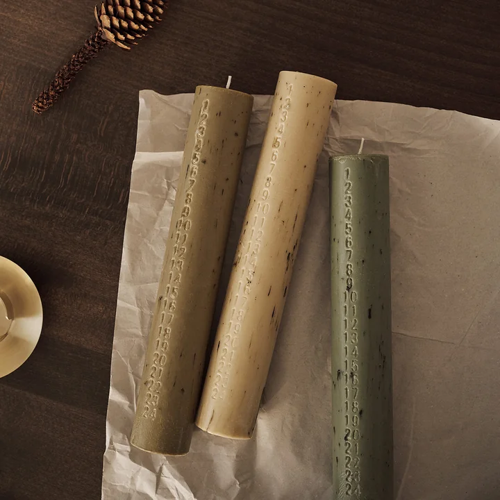 Mura adventskaars, h 25 cm, groep van Ferm Living