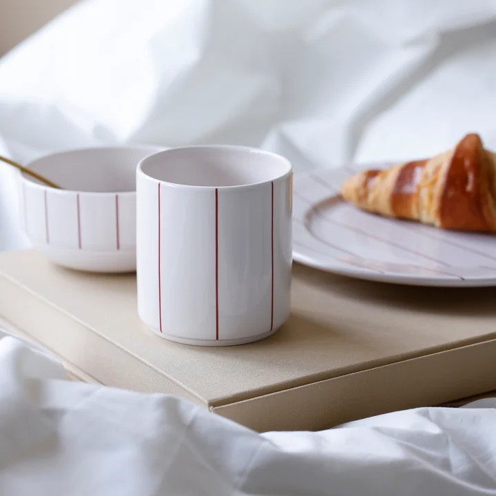 Pyjama mok met handvat, 400 ml, blauw van Design Letters