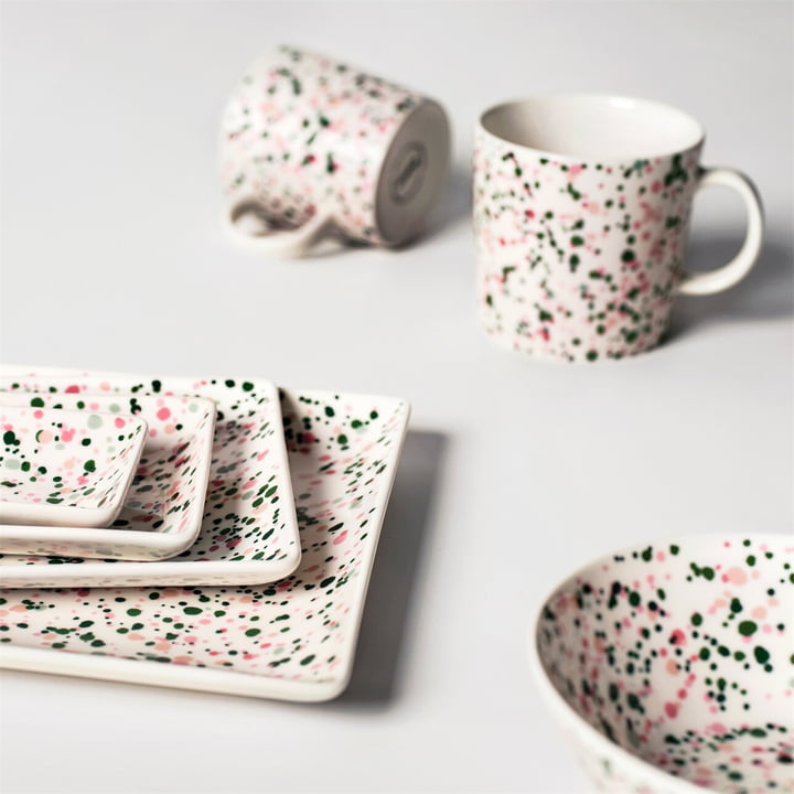 Oiva Toikka Iittala - Serie roze groen