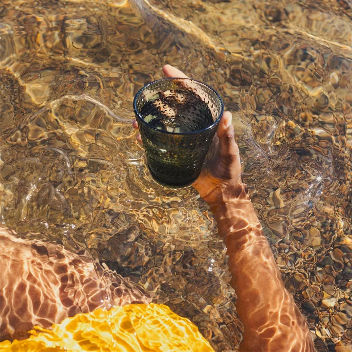 Iittala - Kastehelmi Drinkglas 30 cl, dennengroen Lifestyle