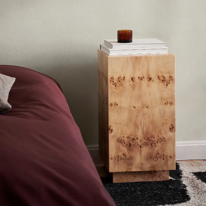 Burl bijzettafel, naturel van Ferm Living