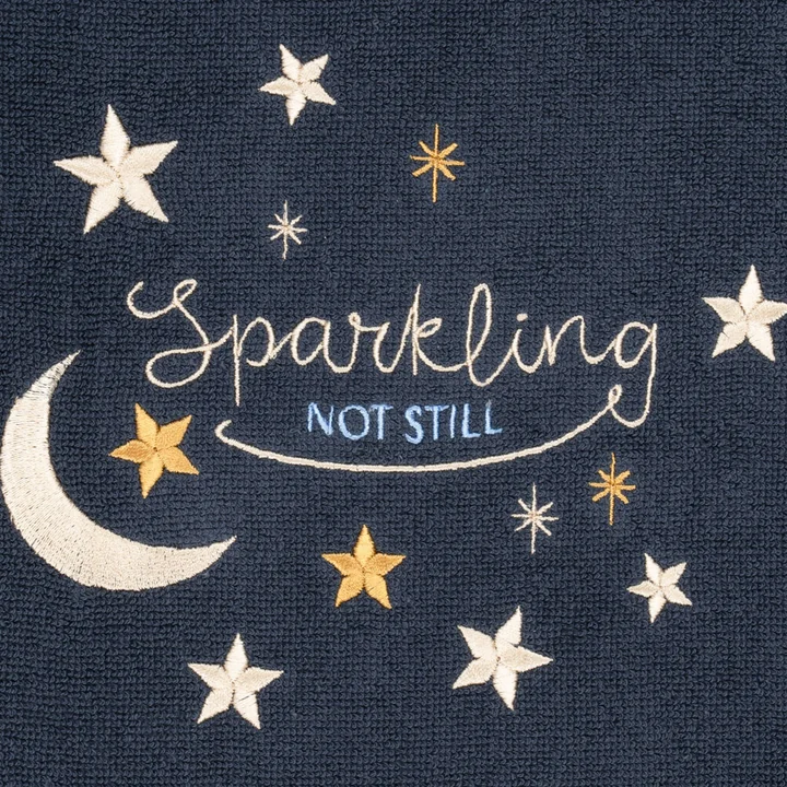 Badstof poncho, blue nights van Konges Sløjd