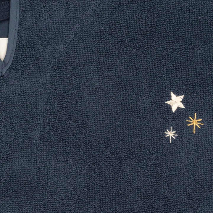 Badstof poncho, blue nights van Konges Sløjd