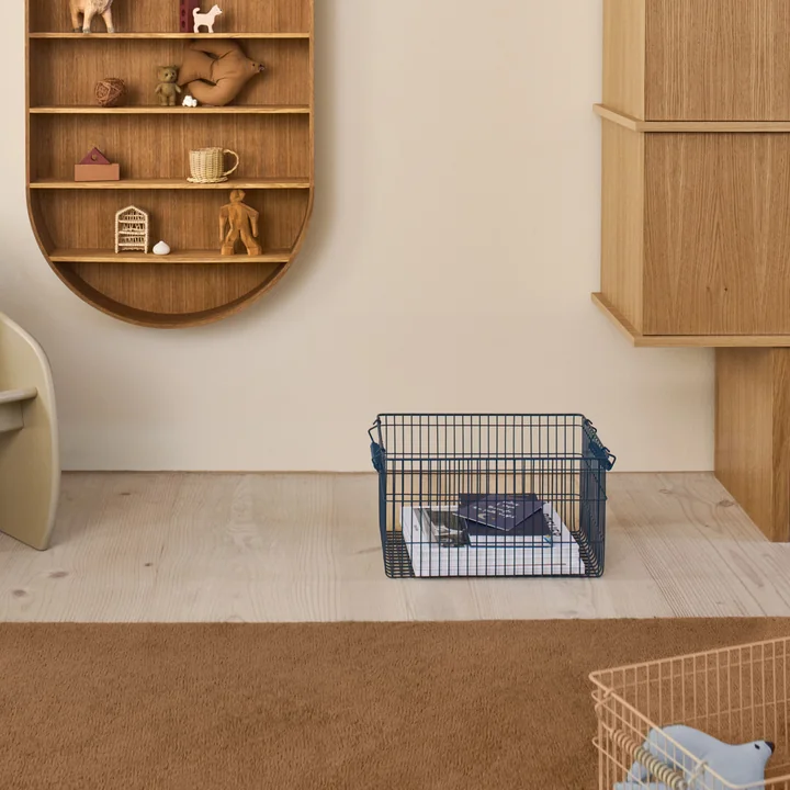 Ferm Living - Cala stapelbare manden, donkerblauw