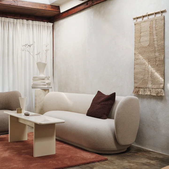 Harvest Ferm Living - Wandtapijt jute 50 x 100 cm, naturel