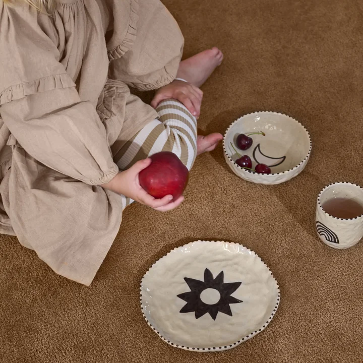 Ferm Living - Naive Keramiek Set, roodbruin