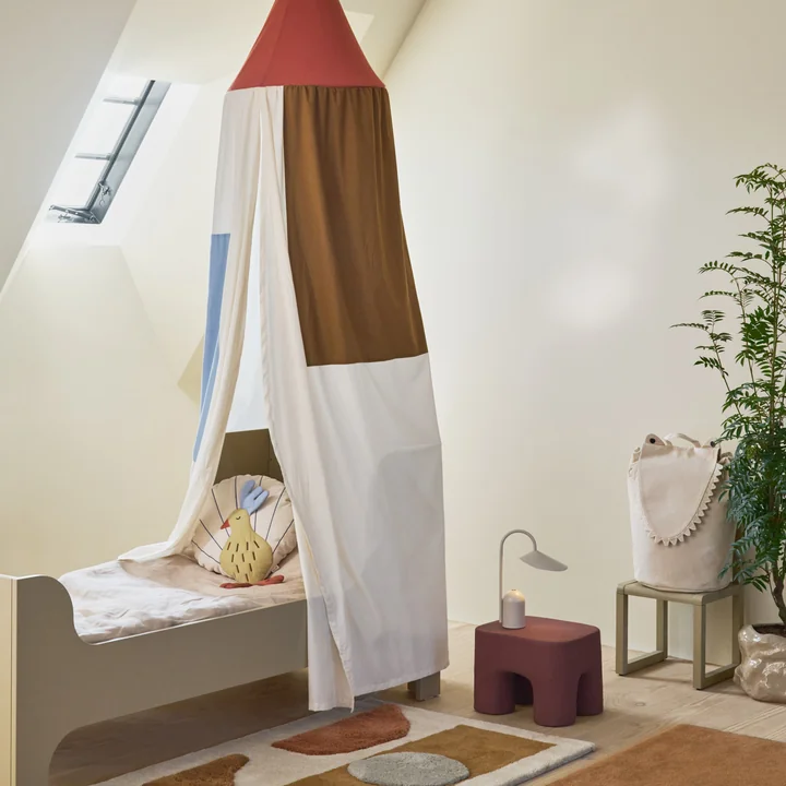 Ferm Living - Patch bedhemel, kleurrijk