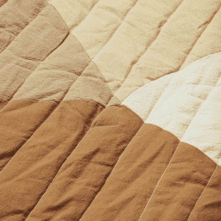 Ferm Living - Swif doorgestikte mat, 80 x 110 cm, kleurrijk