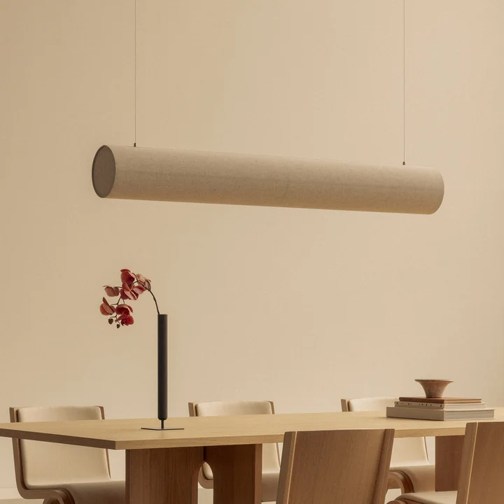 Hashira Lineaire LED hanglamp, L 140 cm, onbewerkt van Audo