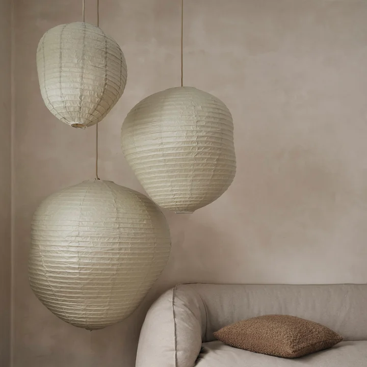 Kurbis Ferm Living - Lampenkap, donkere salie