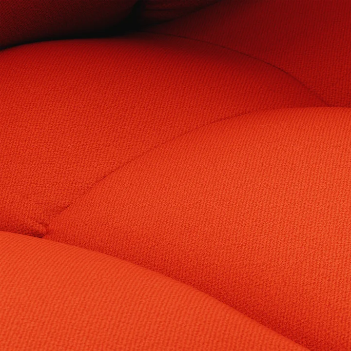 OUT Objekte unserer Tage Sander - Sofa, puur oranje (Vidar 4 0542 van Kvadrat/Raf Simons)