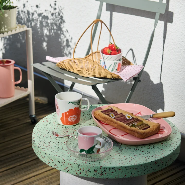 Marimekko - Oiva Puutarhakutsut mok met handvat, veelkleurig