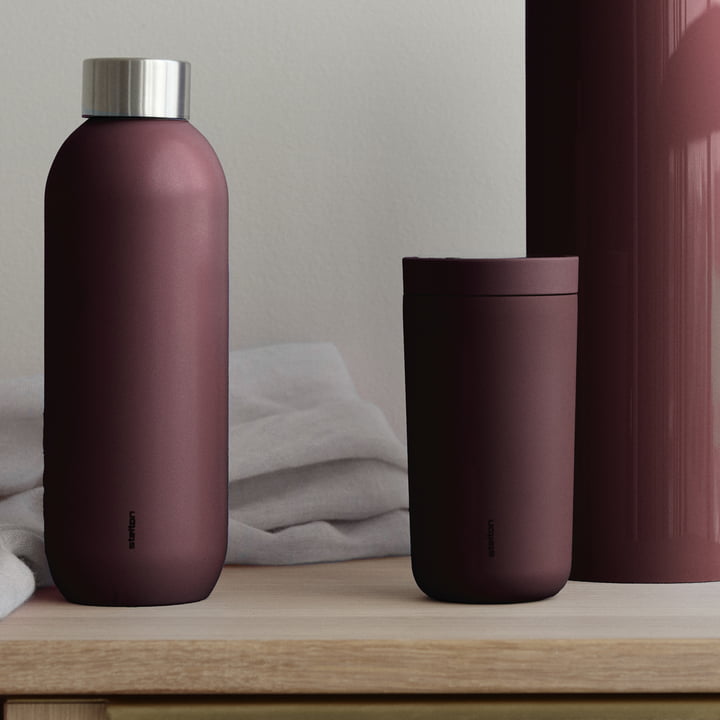 Stelton - To Go Click 0,2 liter dubbelwandig, berry