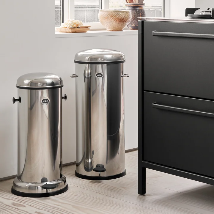 Vipp - 16, 17 Pedaalemmer, roestvrij staal