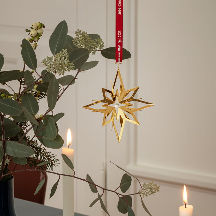 Georg Jensen - Star 2024 kerstmobiel, goud