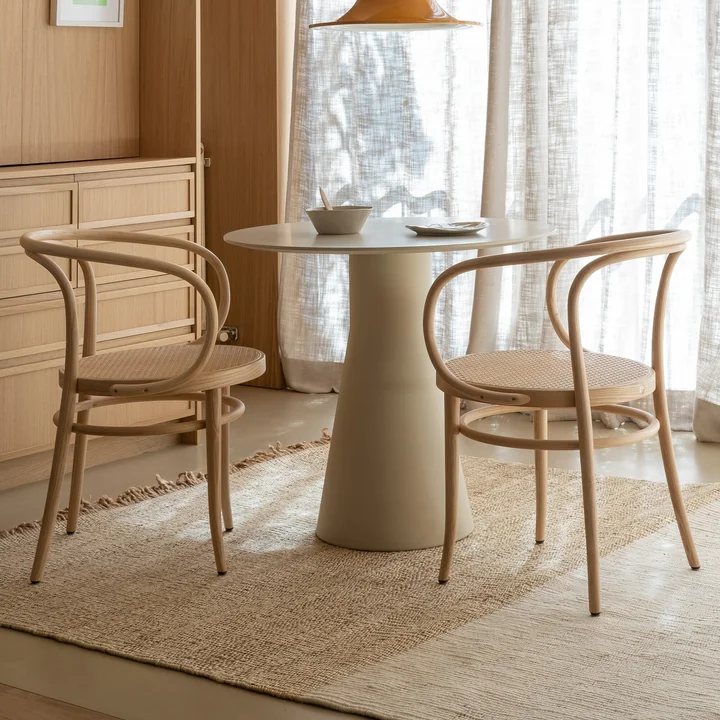 nanimarquina - Tres Stripes Vegetal vloerkleed, 170 x 240 cm, bruin (exclusieve editie)