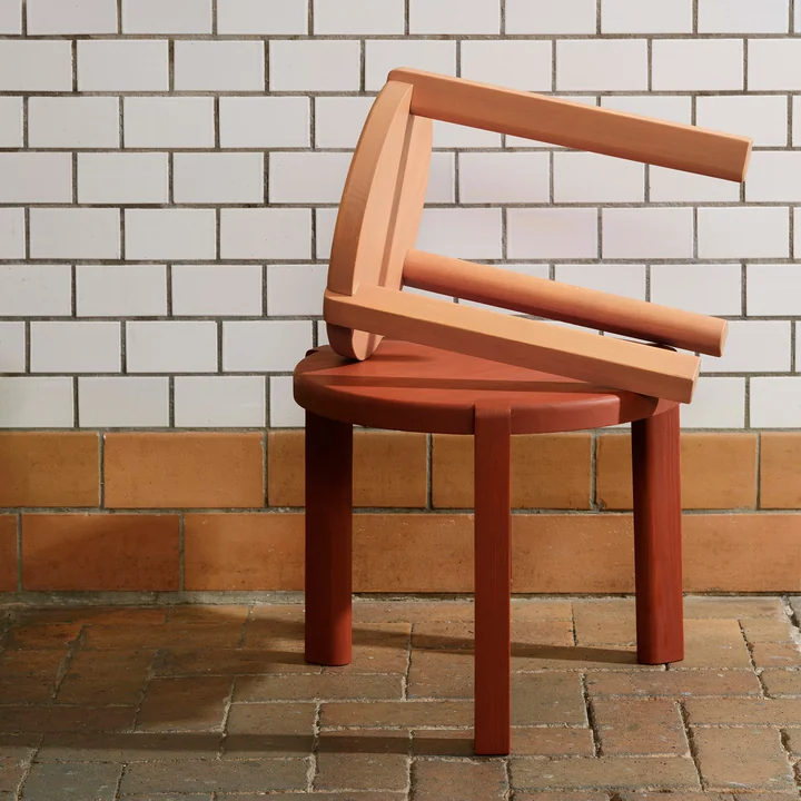 FDB Møbler - D108 Ragnesminde bijzettafels, Ø 35 cm en Ø 48 cm