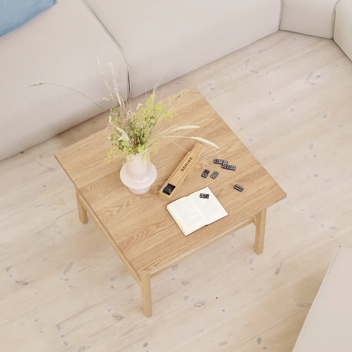 FDB Møbler - D33 Salontafel, 80 x 80 cm, geolied eiken