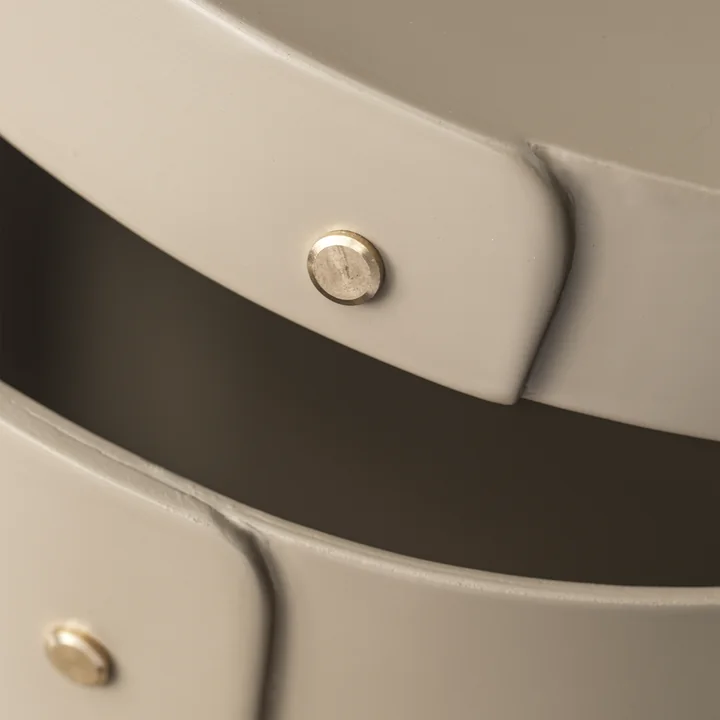 FDB Møbler - Drejø opbergdoos, grijs beige