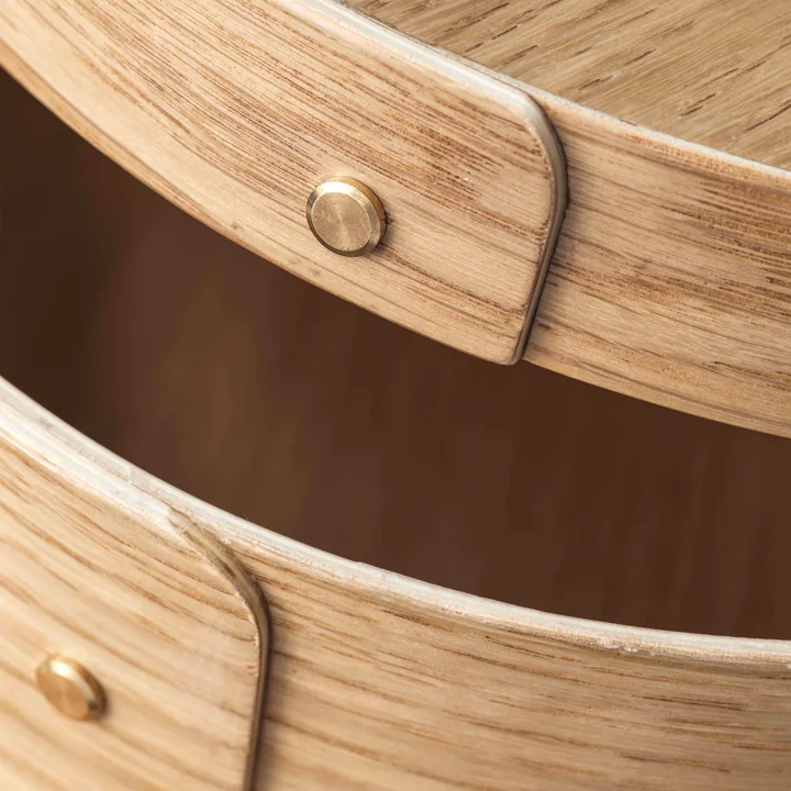 FDB Møbler - Drejø opbergdoos, naturel