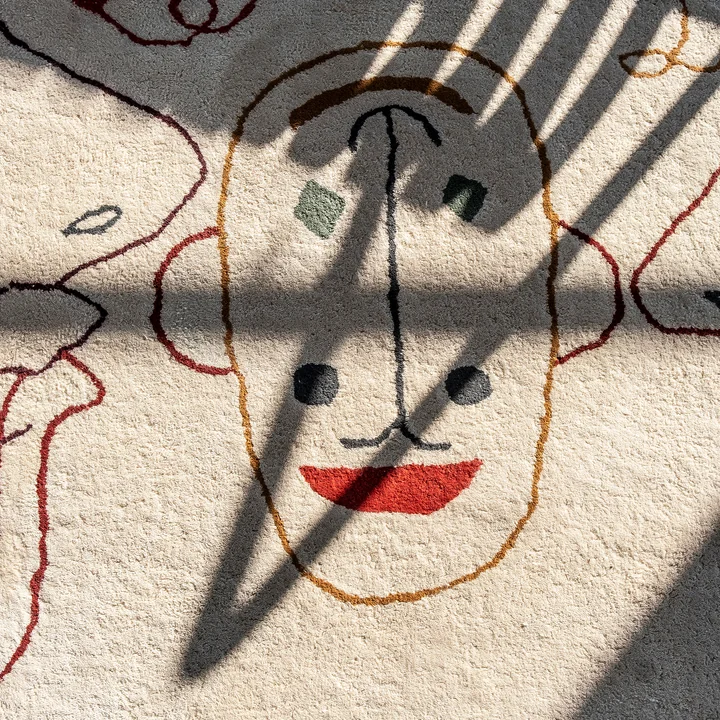 Silhouette nanimarquina - Getuft tapijt, Ø 200 cm, veelkleurig