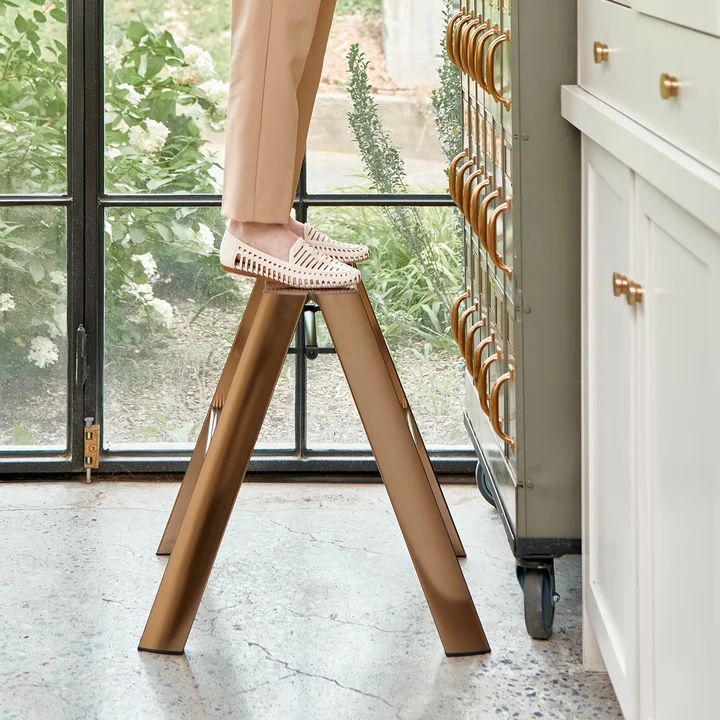 Metaphys Lucano 2 Step - Premium Krukladder, brons