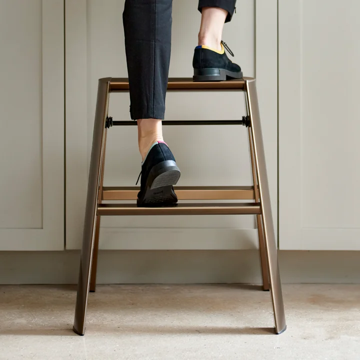 Metaphys Lucano 2 Step - Premium Krukladder, brons