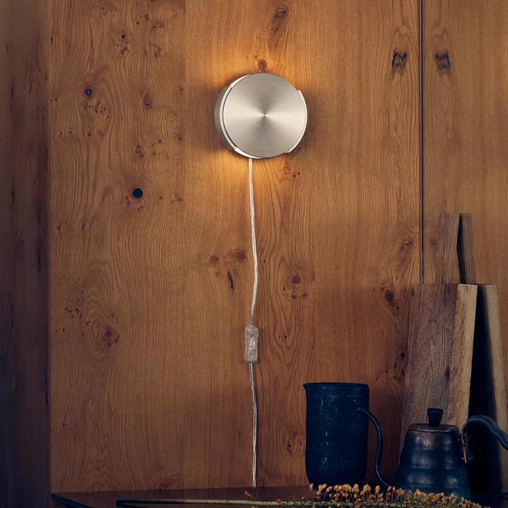 Frandsen Rotate - Wandlamp, geborsteld aluminium