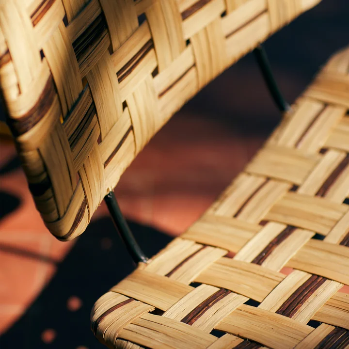 HKliving - Rotan loungestoel, naturel