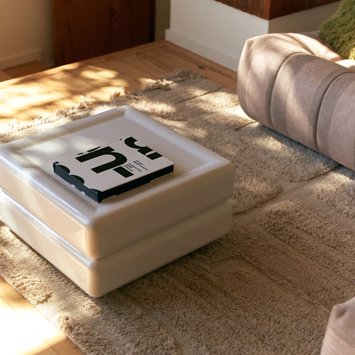 HKliving - Space salontafel, 60 x 60 cm, wit