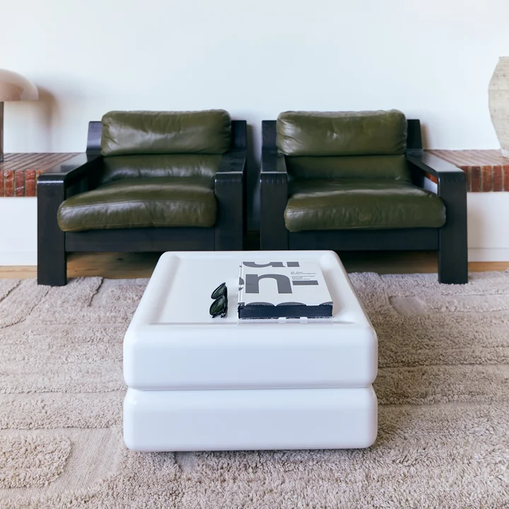 HKliving - Space salontafel, 60 x 60 cm, wit