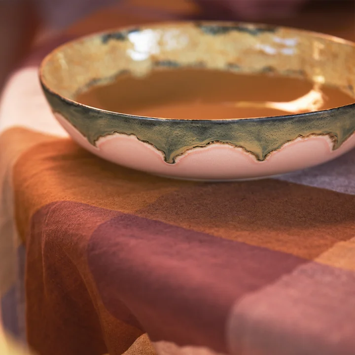 HKliving 70's - Saladekom, Ø 33 cm, zonnebloem