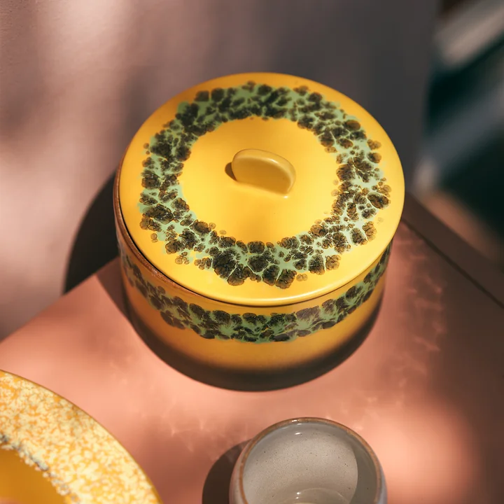 HKliving - 70's Koekblik 1,65 l, kelp