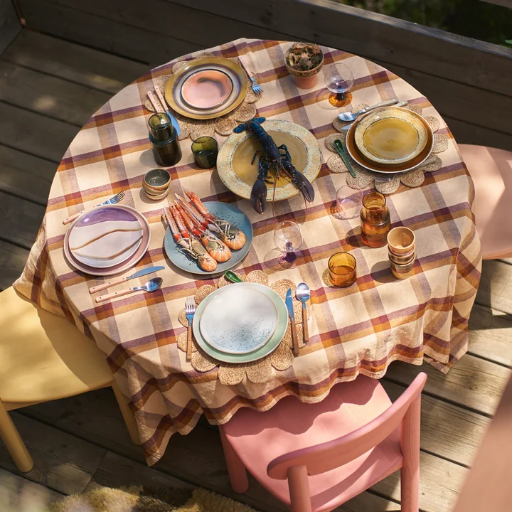 HKliving 70's - Bord Ø 22 cm