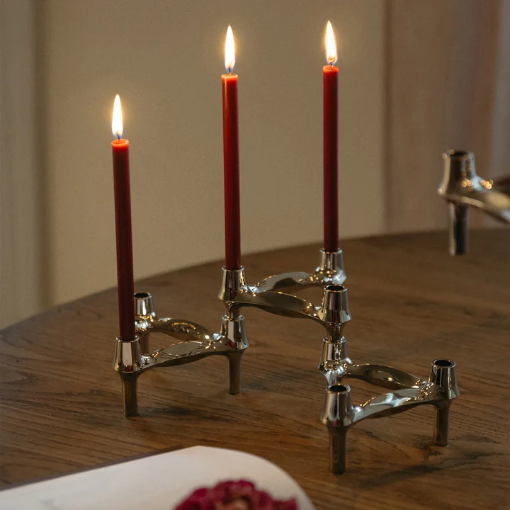 Stoff Nagel - BMF kandelaar, set van 3, chroom