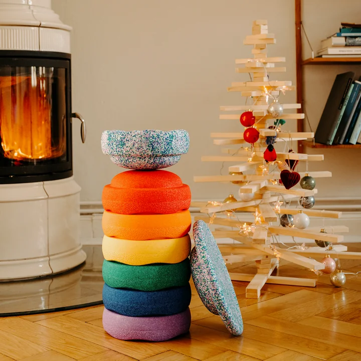 classic Stapelstein - Winter Special Regenboog Set compleet, veelkleurig (set van 7)