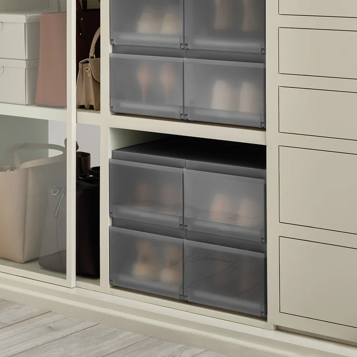 Joseph Joseph ShoeCase - Premium opbergdoos, grijs