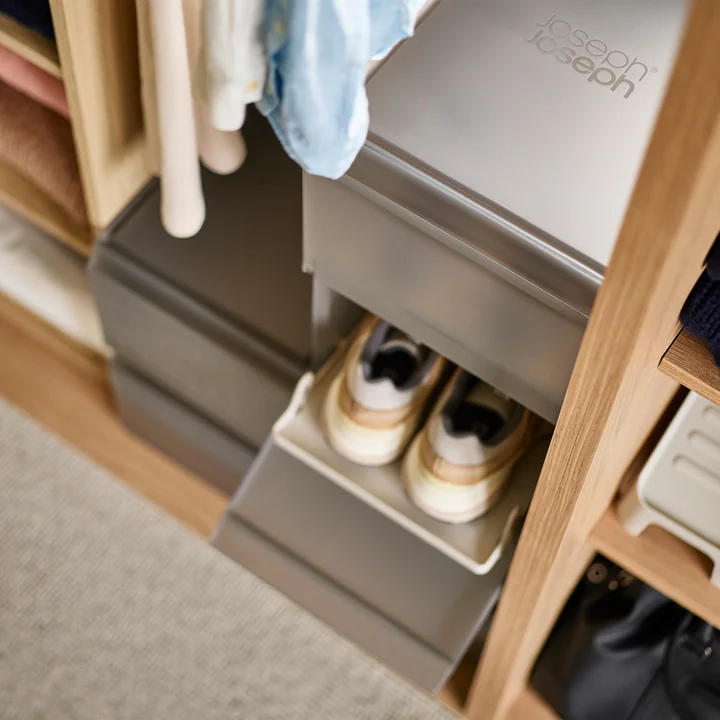 Joseph Joseph ShoeCase - Premium opbergdoos, grijs