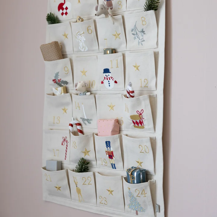 Kerstkalender, beige van Cam Cam Copenhagen