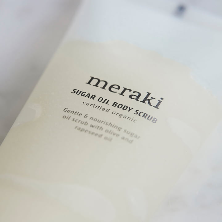 Meraki & - Lichaamsscrub met suikerolie, 150 ml