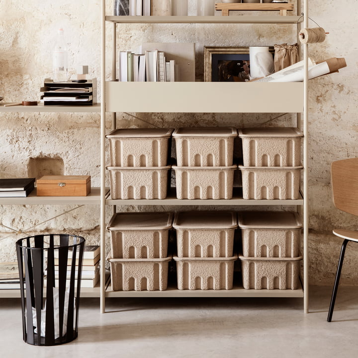 Paper Pulp ferm Living - Opbergdoos, bruin